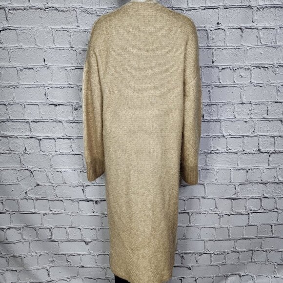 Topshop Fuzzy Brushed Animal Pattern Maxi Cardigan, Women's Small - Picture 3 of 5